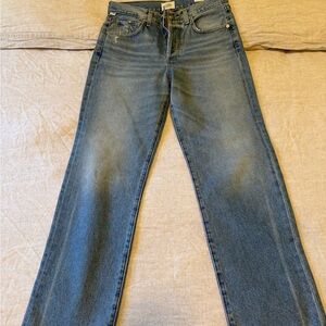 Citizens of humanity Emery crop jeans worn once